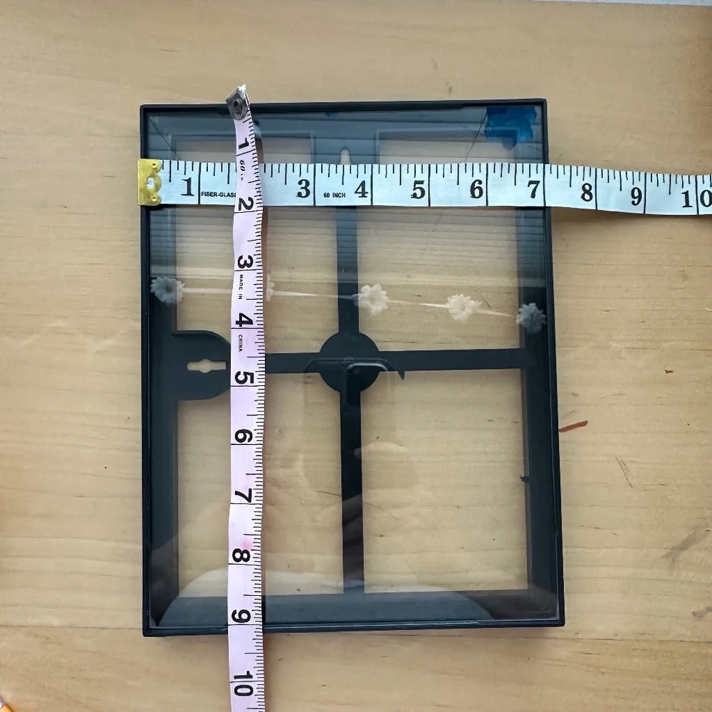 Decorative Black Plastic/Clear Glass Decorative Wall Picture Gift Decor Frame